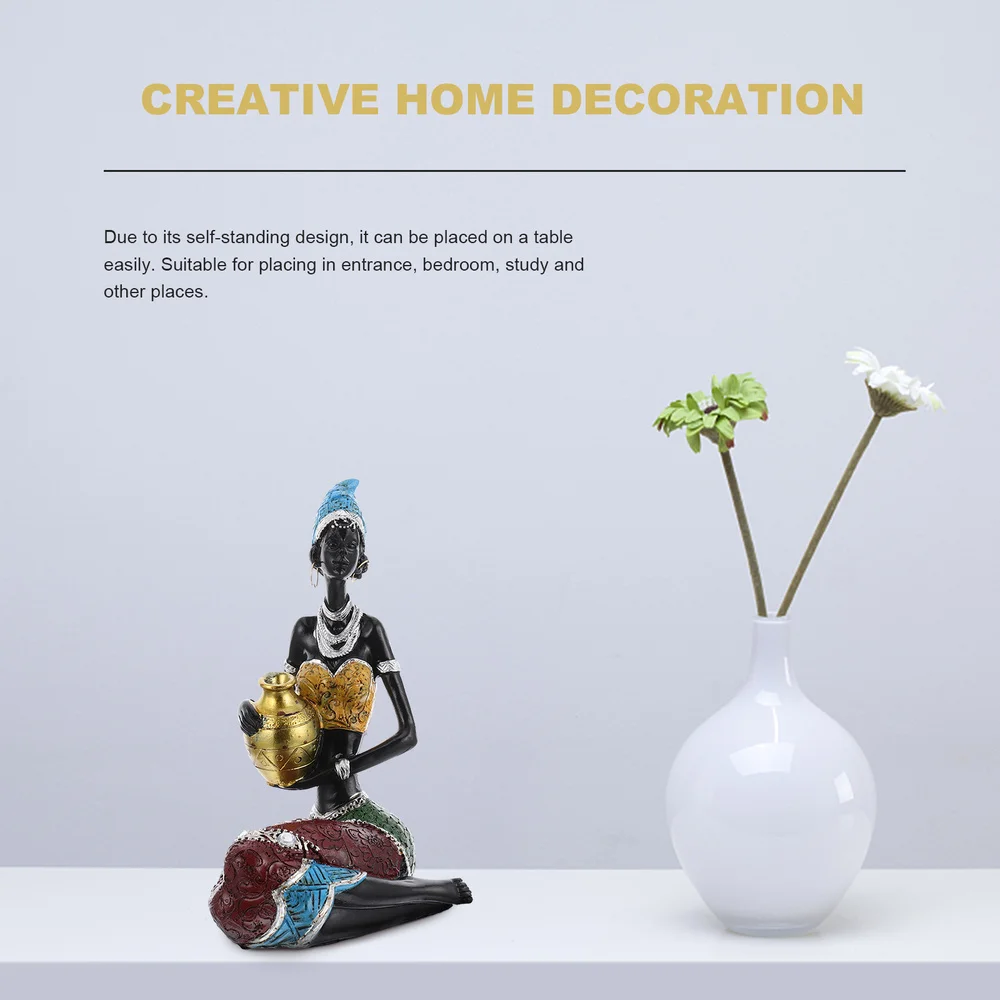

1 Pc Resin Handiwork Beautiful Adornment Elegant Statue Decor Practical Statue
