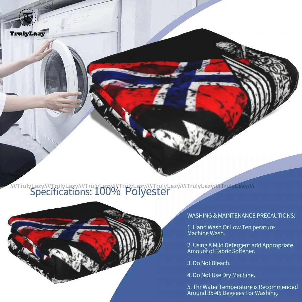 

Darkthrone Blanket Soft Cheap Pom Pom Bedspread Comfy Fleece Camping Blanket