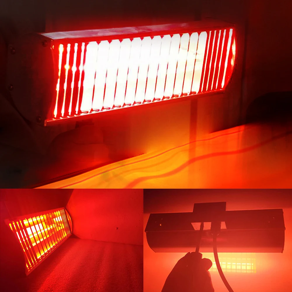 1000W riscaldatore lampada a polimerizzazione per vernice a infrarossi onda luminosa vernice a infrarossi lampada per vernice per auto lampada portatile per cottura della carrozzeria