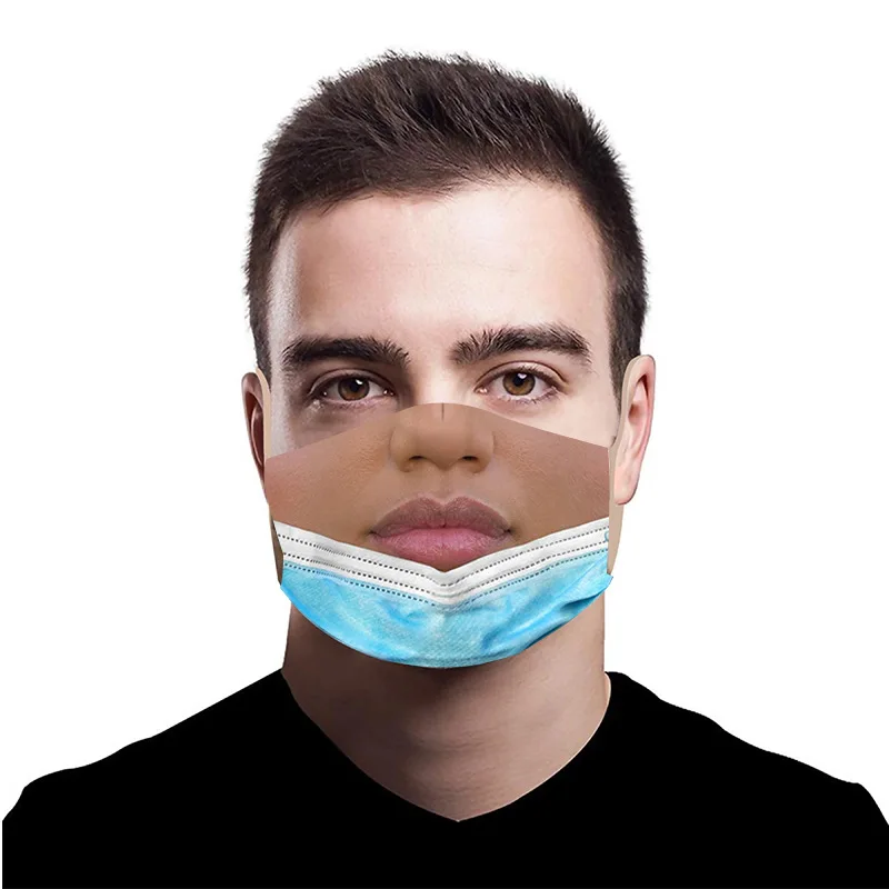 

Забавная маска для лица в стиле аниме для мужчин и женщин, тканевая Защитная моющаяся многоразовая Пылезащитная маска для косплея на Хэллоу...