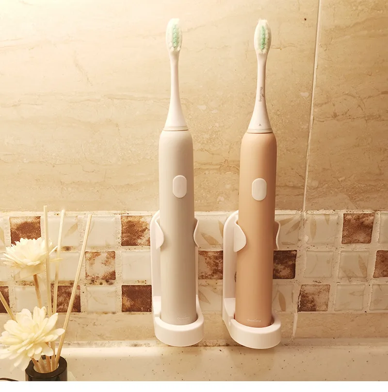 

Electric Toothbrush Holder Wall Mounted Tooth Brush Storage Rack Creative Traceless Stand Toothbrush Holder Bathroom Accessories