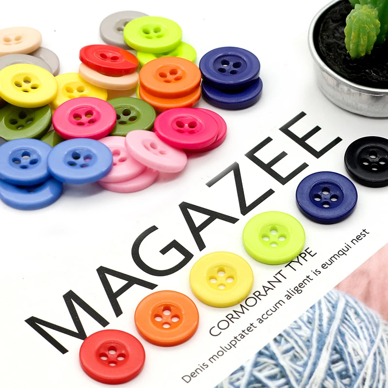 Круглые полимерные крошечные пуговицы инструменты для шитья декоративные