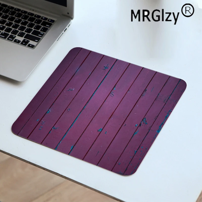mrglzy brown wood grain new design stylish mouse pad big gaming accessories laptop pad rubber for csgo mouse pad 22x18cm carpet free global shipping
