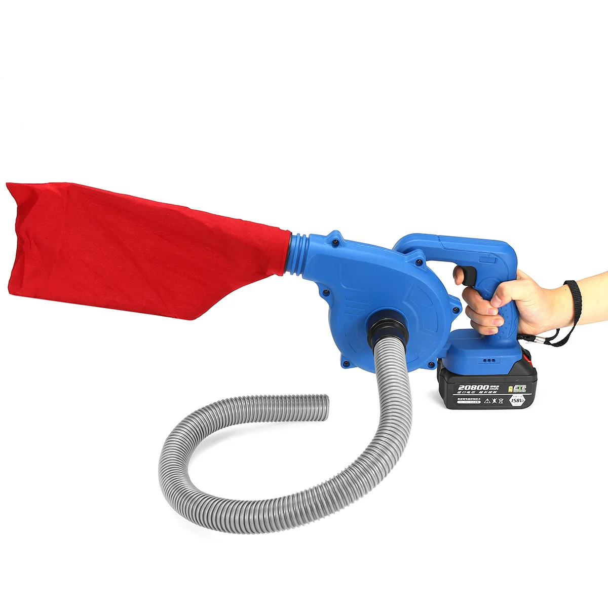 

2000W 2 in 1 Cordless Electric Air Blower & Suction Handheld Leaf Computer Dust Collector Cleaner Power Tool 58000mAh/20800mAh