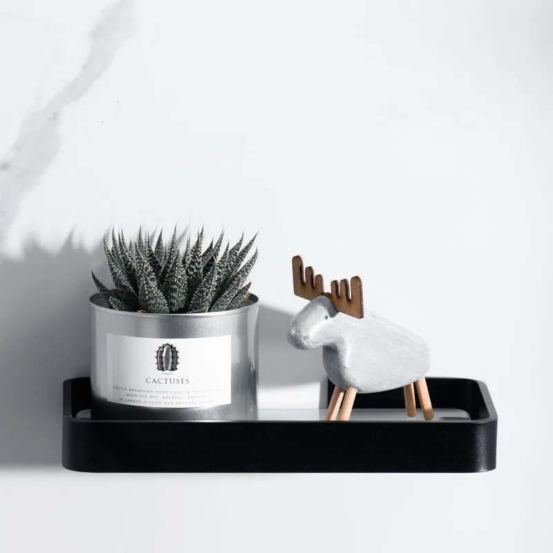 tuqiu bathroom shelf glass shelfsquare 20 50cm black bathroom corner shelvesshower room rackaluminum cosmetic shelf free global shipping