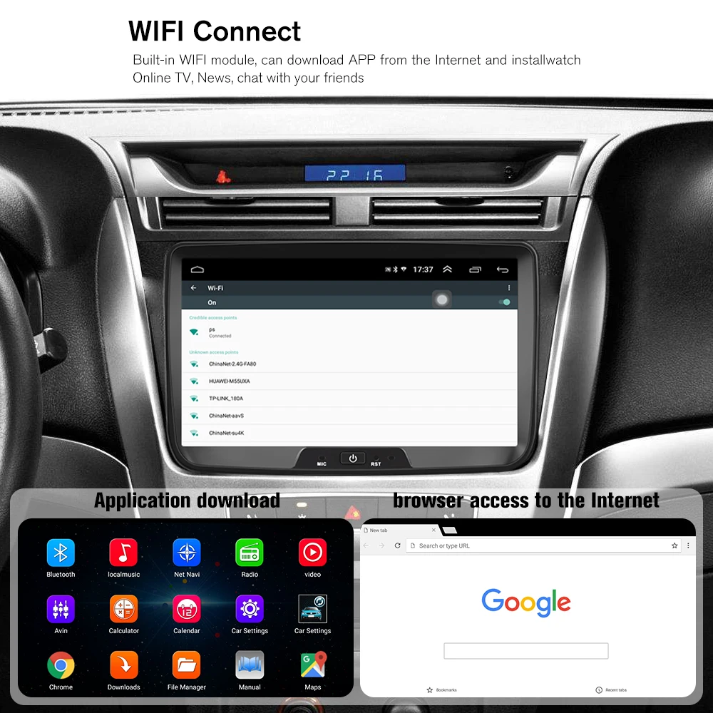 Hikity Android Автомагнитола " 2 Din Автомобильный мультимедийный MP5 плеер gps Buletooth автомобильный стерео Зеркало Ссылка для Renault Sander