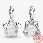 Женский браслет из серебра 925 пробы, с эмалью