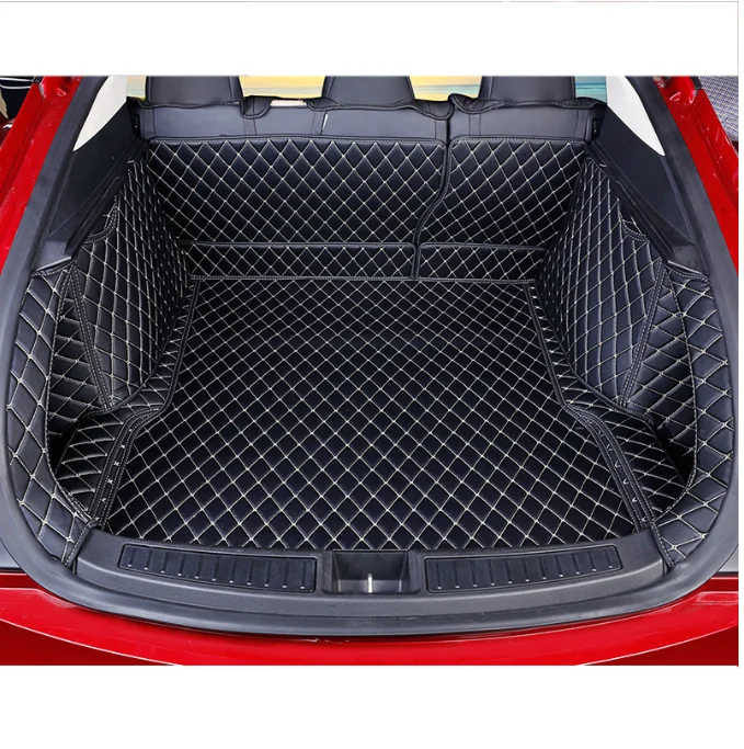 High quality for Tesla Model S leather car trunk mat cargo liner accessories luggage 2012 2014 2015 2016 2017 2018 2019 2020