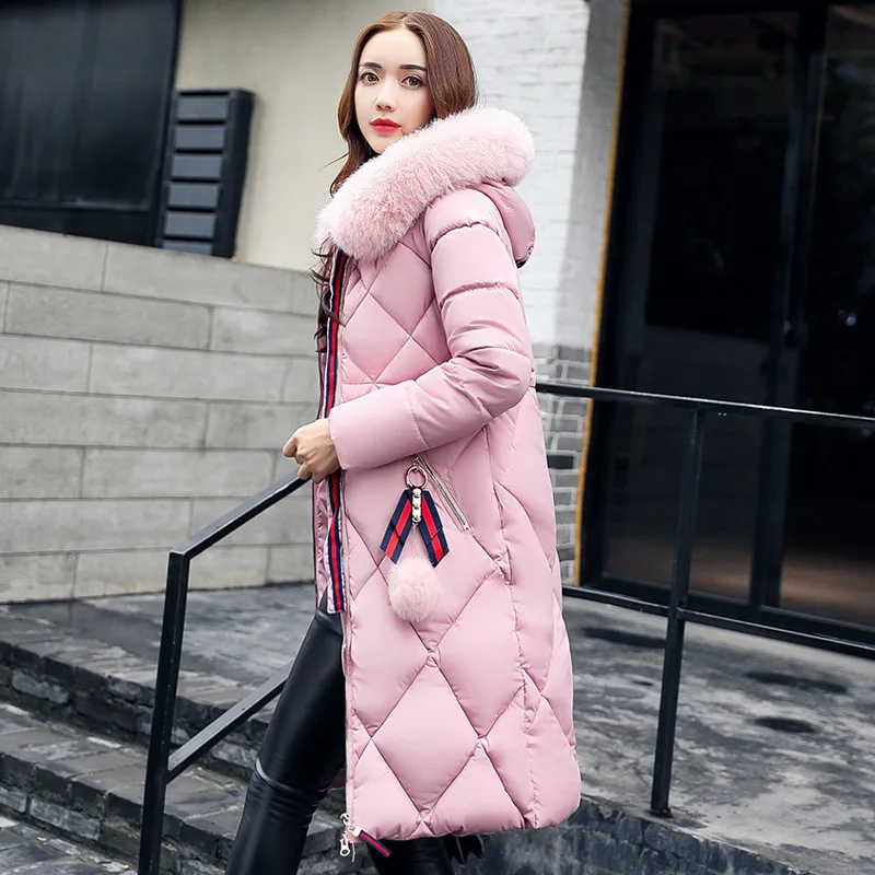 

2019 Winter Women's Hooded Warm Parkas Parka Coat Hight Quality Female New Winter Coat Jacket Collection Hot