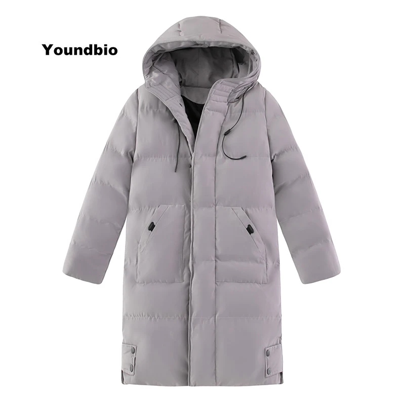 

2021 New Men's Winter Coat Silk-Like Cotton Casual Jacket High-Quality Men's Jacket Windproof Warm Hooded Parkas Athlete Coat