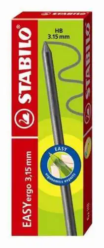 Stabilo Easy ERGO HB карандашные наконечники для заправки 3 15 мм 6 проводов/коробка 7890/6