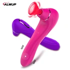 Вибратор для сосания влагалища, фаллоимитатор интимные игрушки для женщин, Стимуляция клитора, соска, присоска для точки G, эротический, для взрослых и женщин