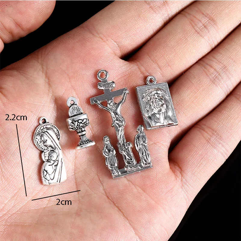 Католический Святой Грааль ожерелье браслет маленький кулон DIY Санта Мария