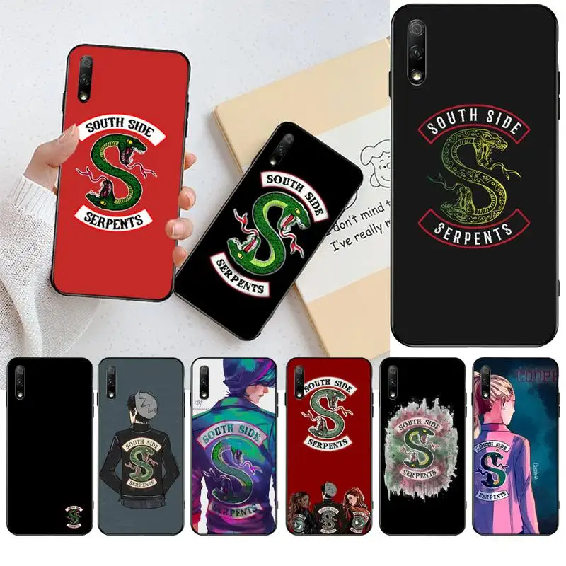 Чехол для телефона HPCHCJHM Riverdale с логотипом South Side Serpents чехол Huawei Honor 30 20 10 9 8 8x 8c v30 Lite