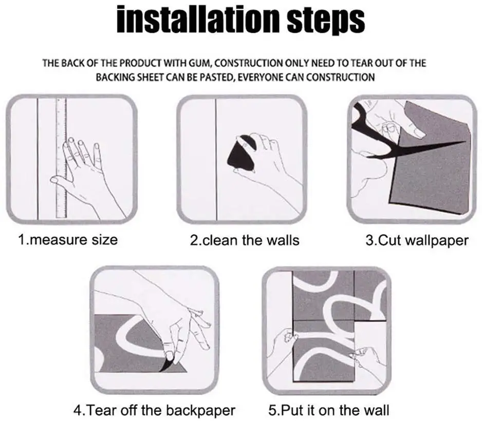 Настоящая 3D мозаичная настенная наклейка обои с отклеиванием и наклейкой