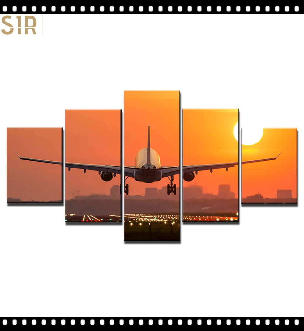 

Aircraft Decorations for The Five - Part Poster Living Room Decoration Room Decor Anime Decor Wall Paintings Home Decor Wall Art