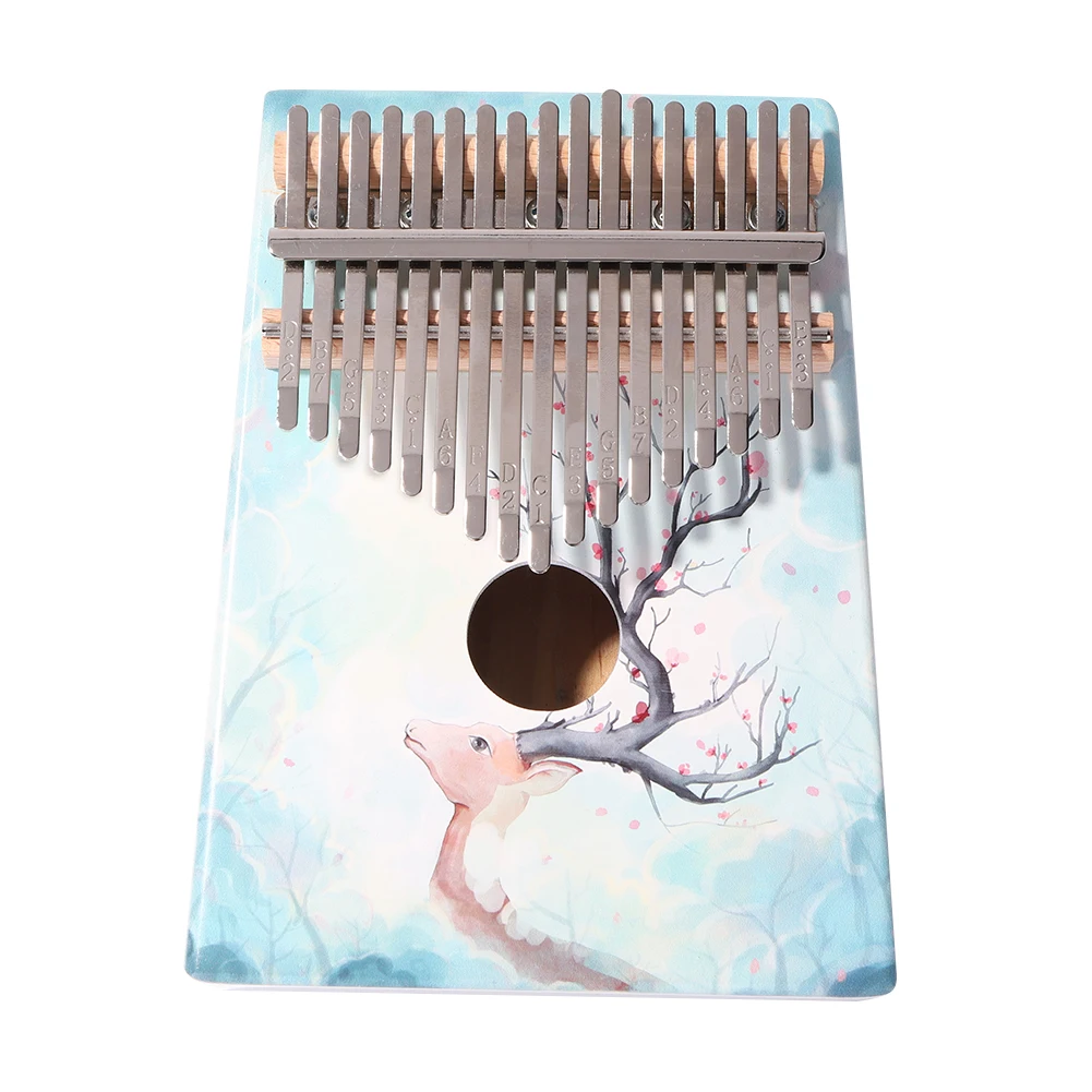 Красное дерево Kalimba музыкальный инструмент 17 клавиш Pro Пальчиковое фортепиано