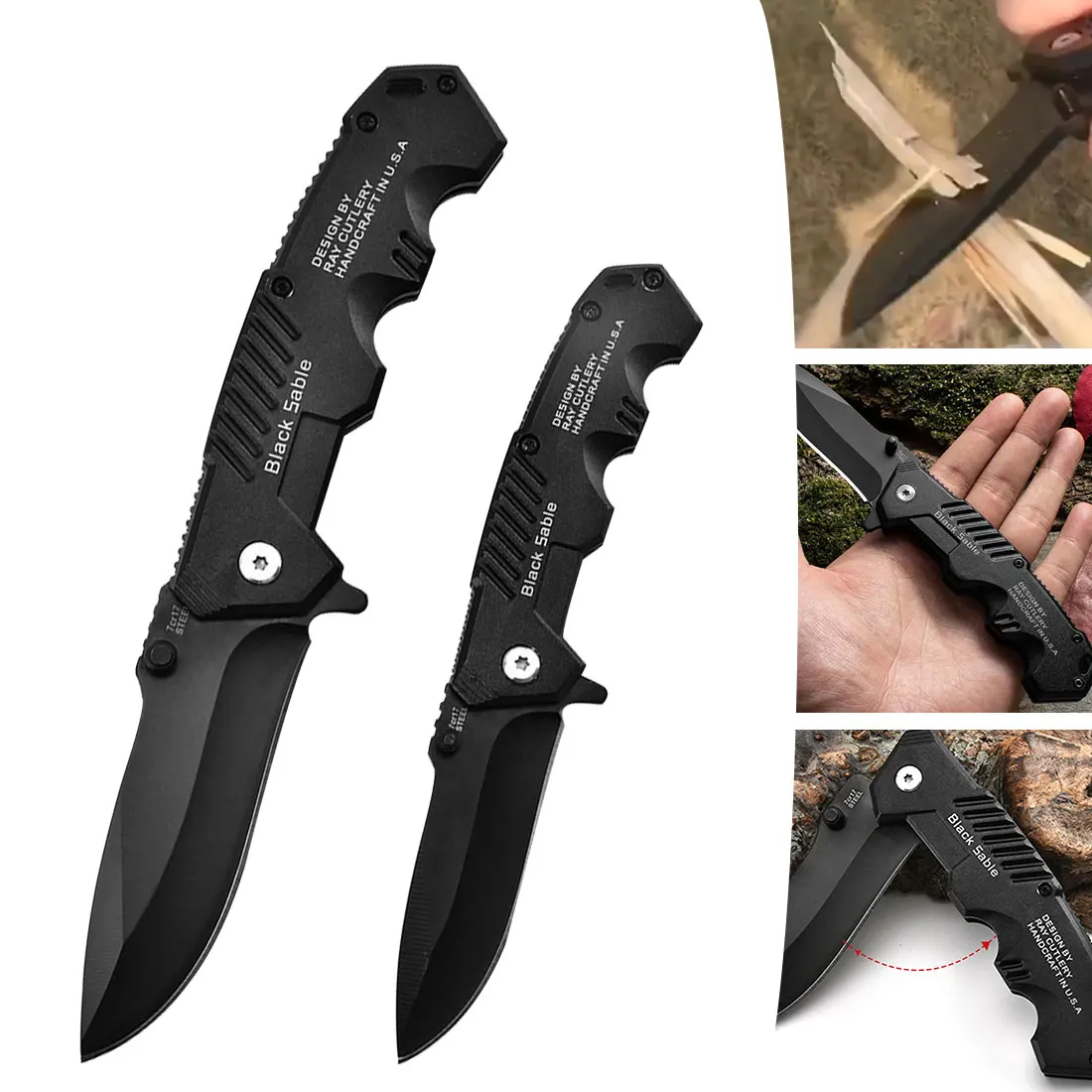 Охотничий походный Многофункциональный высокопрочный Военный нож 3Cr13 для