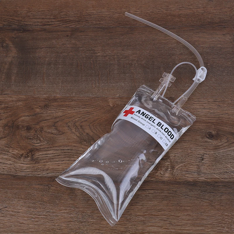 500 мл Хэллоуин реквизит контейнер для напитков в виде крови пакет питья