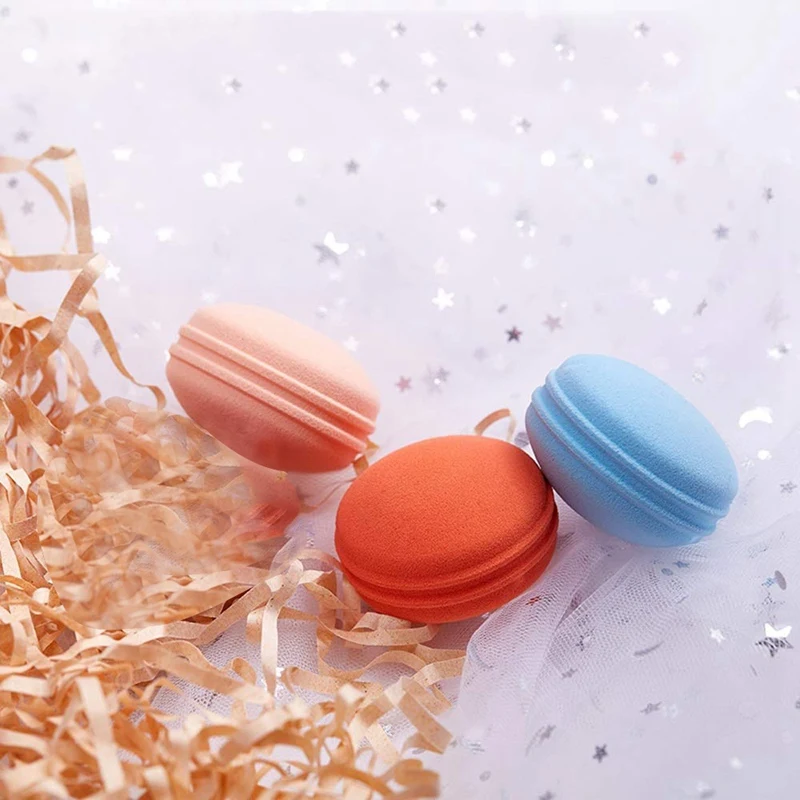 Macaron Sponge Egg Makeup Make-Up Washing Face Multi-Function Puff Wet And Dry Do Not Eat Powder For Foundations Crea |