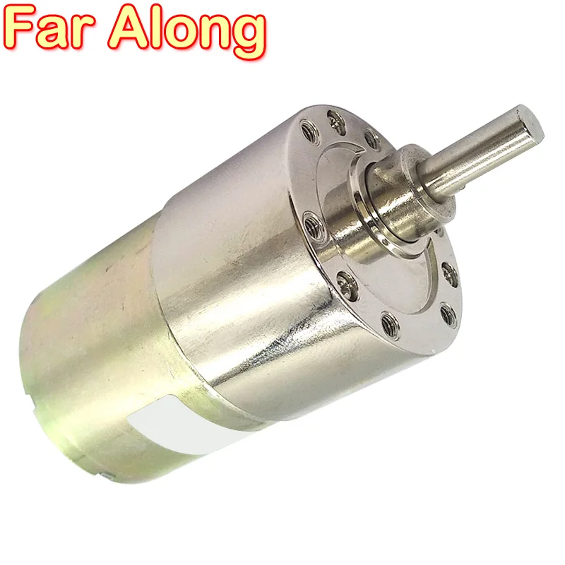Маленький мотор-редуктор постоянного тока все металлические шестерни 12 В 24