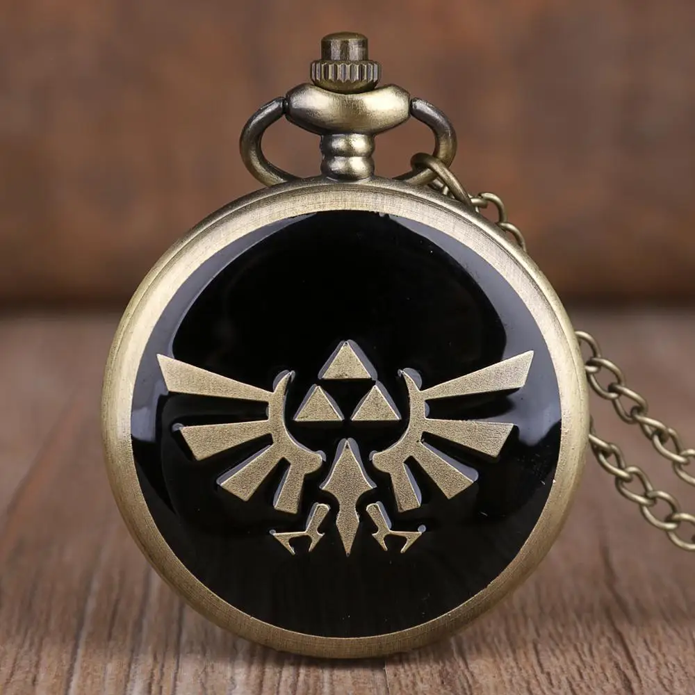 

New Design Unique Quartz Pocket Watch Steampunk Best Gift for Men and Women Bronze Pendant Necklace with chain