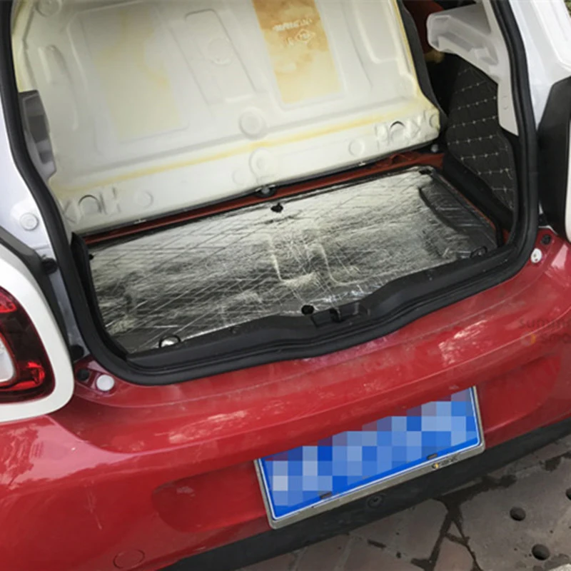 Автомобильный коврик для звукоизоляции заднего багажника двигателя fiberwall из