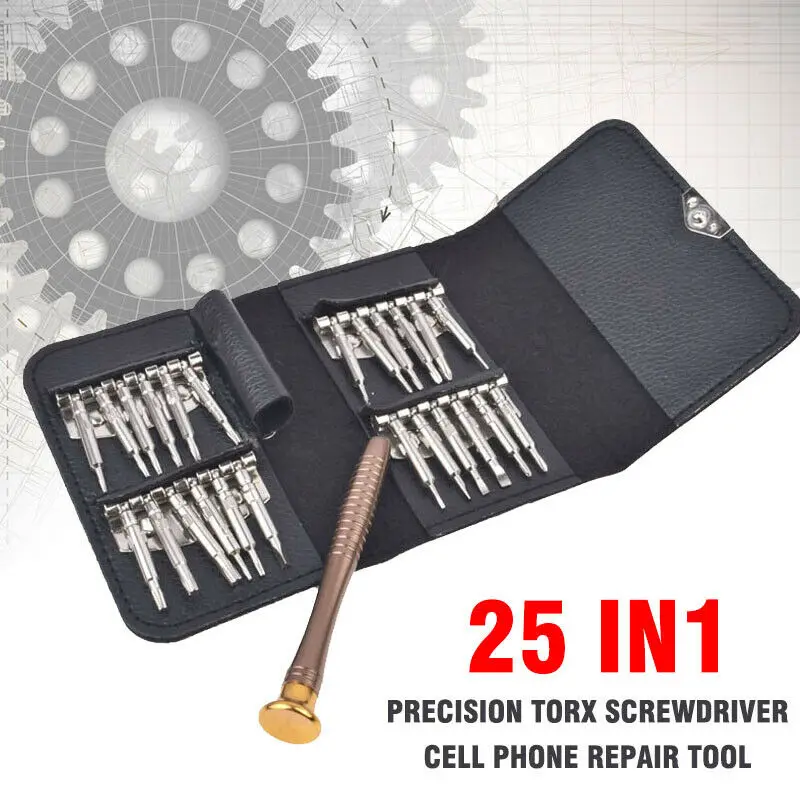 

25 In1 Precision Screwdriver Cell Phone Repair Tool Set Chrome Vanadium Steel