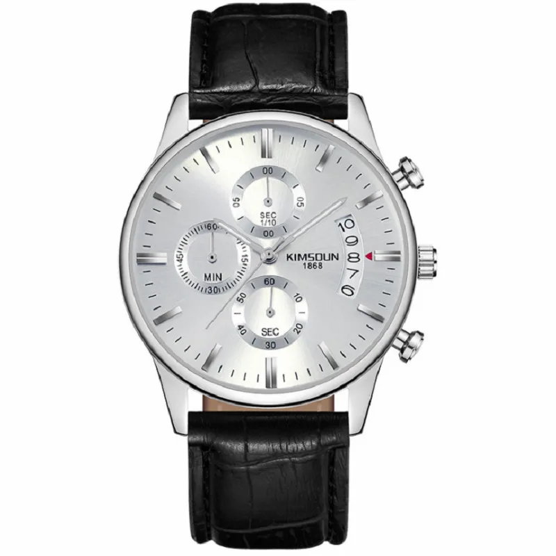 Мужские часы Топ люксовый бренд ультра тонкий мужской сетчатый ремень бизнес