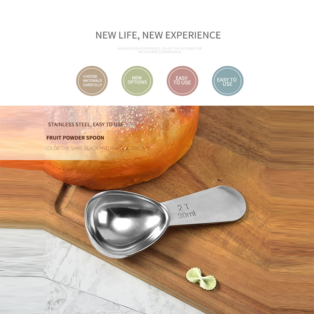 Миксер для сухого молока мерная ложка Нержавеющая сталь Кофе муки сахара
