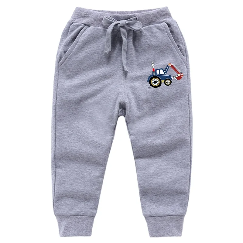 Брюки шаровары детские с мультяшным принтом модные спортивные штаны для школы и