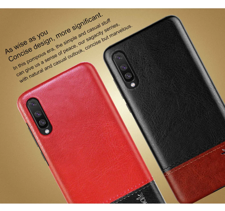 Роскошный лаконичный кожаный чехол для samsung A50 чехол A 50 A70 A50s A 30s чехол A20e A30 Etui для samsung Galaxy A40 чехол A80