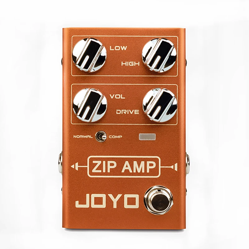 Enlarge JOYO R-04 ZIP AMP Overdrive Guitar Effect Pedal for Rocker Strong Compression Overdrive Mini pedal Bass Pedal Guitar Accessories