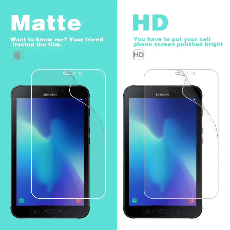 HD Прозрачная защитная пленка глянцевая для защиты экрана Samsung Galaxy Tab Active 2 T395 8