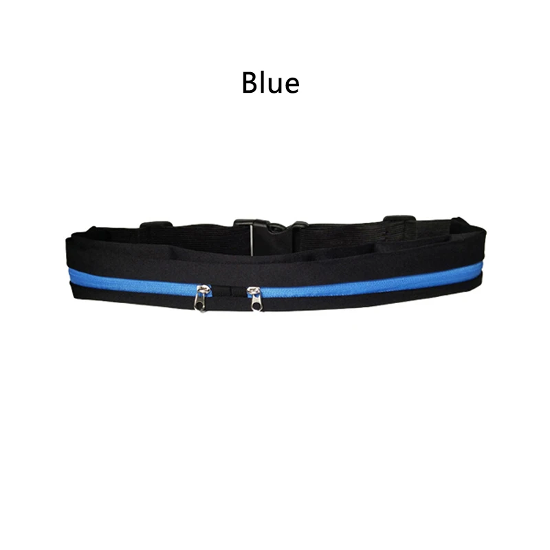 Blue Новинка, нейлоновая поясная сумка для движения, водонепроницаемый ремень, личный кошелек для мужчин и женщин, для спорта, для бега, Повседневная многофункциональная дорожная сумка для телефона - Цвет: Blue