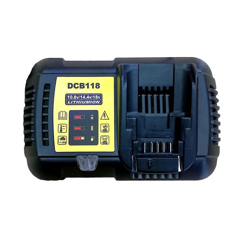 DCB118 Li-Ion Battery Charger DCB104 DCB102 DCB118 DCB1418 For Dewalt 14.4V 18V 20V Lithium Battery DCB140 DCB183 DCB200 - Цвет: DCB118