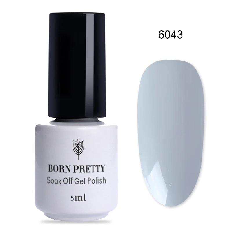 Матовый неоновый Гель-лак для ногтей BORN PRETTY, 6 мл, флуоресцентный, зеленый, желтый цвета, впитывающий УФ-Гель-лак для ногтей - Цвет: 6043