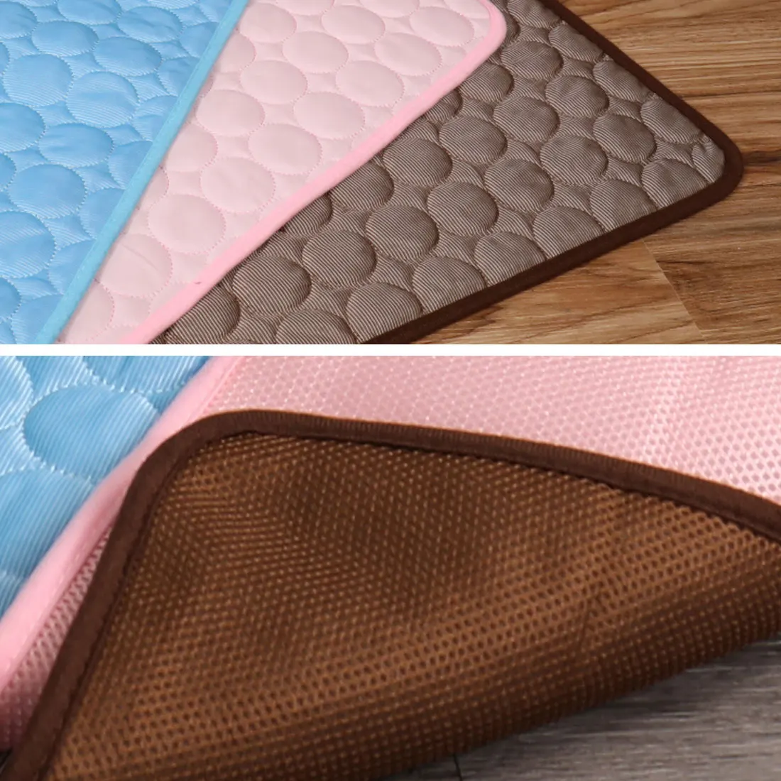 

Dog Bed Pet Cooling Mat Ice Mat Summer Mats Blue Pet Ice Pad Cool Cold Silk Moisture-Proof Cooler