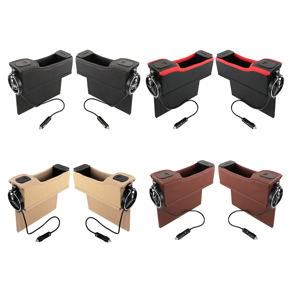 

Многофункциональный органайзер для зазора на сиденье автомобиля, зарядное устройство USB, держатель для чашки, наполнитель с разрезом, боков...