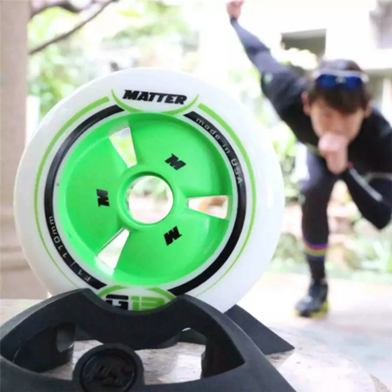 MATTER Gi3 speed skating wheel with F1 86A G13 professional inline race ruedas 90 100 110mm roller tyre using 608 bearing | Спорт и