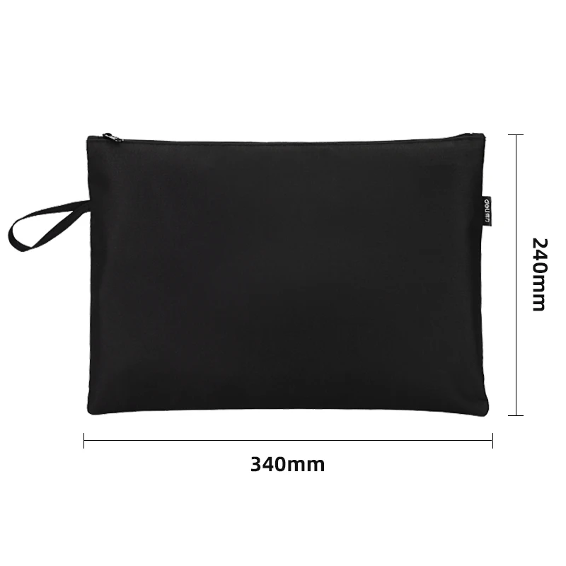 

Deli Portable Briefcase Zipper A4 File Bag Computer Storage Bag Large Capacity Business Bag 340*240mm Office Supplies Polyester