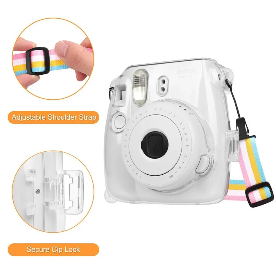 Чехол Waterlowrie Instax Mini 9 прозрачный пластиковый чехол мгновенная Защита камеры с