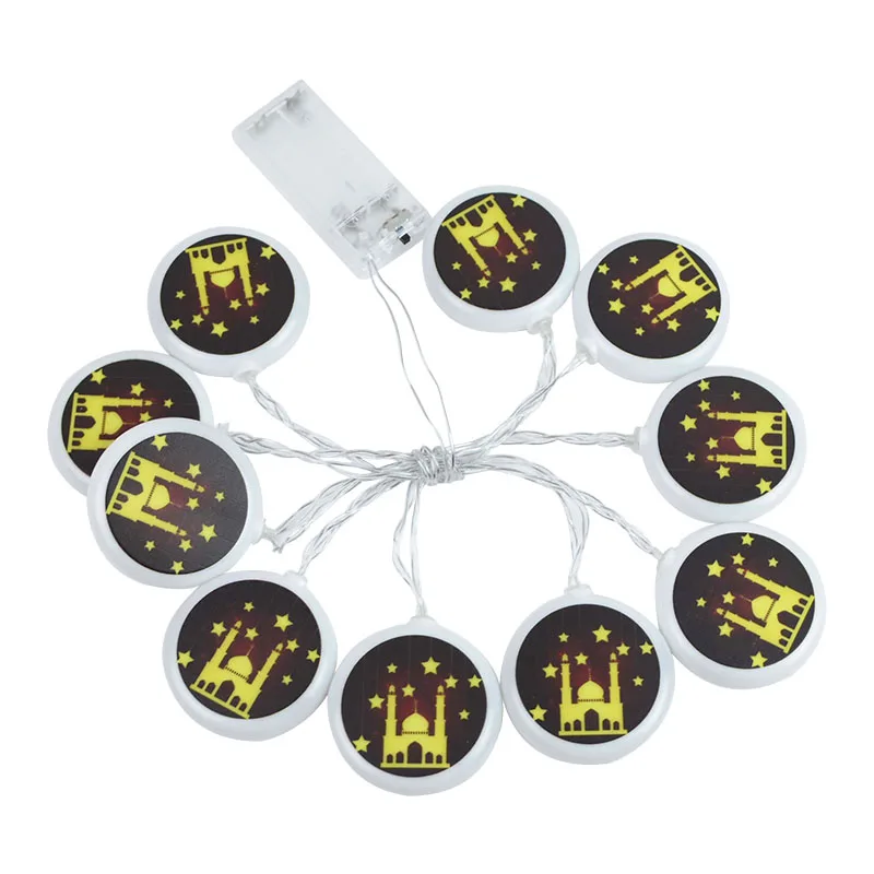 

10Leds Ramadan Decoration LED String Light Eid Mubarak Islamic Muslim Festival Decorations Home Ramadan Kareem Ornament