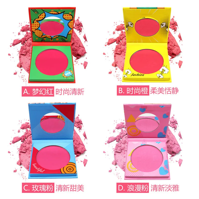 Румяна макияж румяна Контур персиковый персик водостойкий стойкий Осветляющий