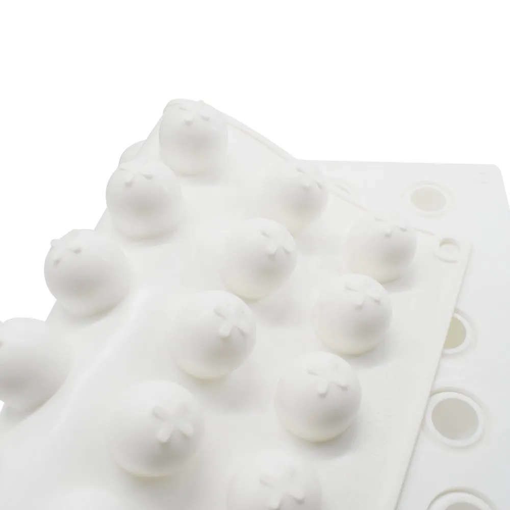 Силиконовая форма для шоколадных тортов с трюфельными шариками мусса шоколадная