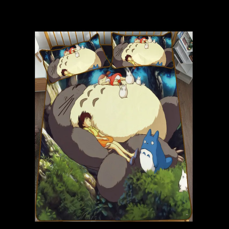 

2021 summer bedding mat two-dimensional anime cartoon quilt sheets bedding set luxury topfinel dekbedovertrek 200x200