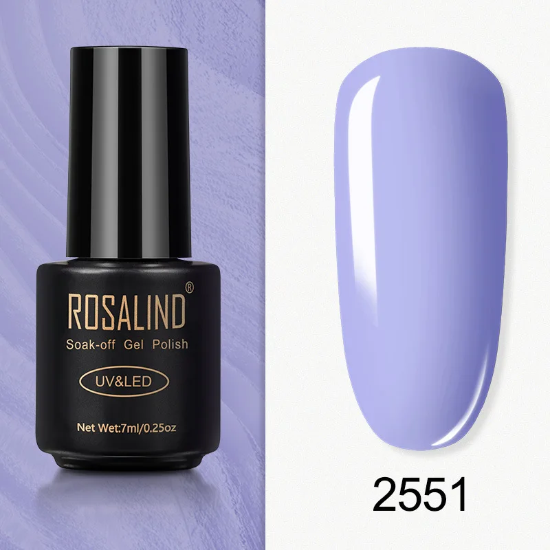 

ROSALIND Nail Gel Polish High Quality Nail Art Salon 60 Hot Sale Color 7.5ml VENALISA Soak off Organic UV LED Nail Gel Varnish