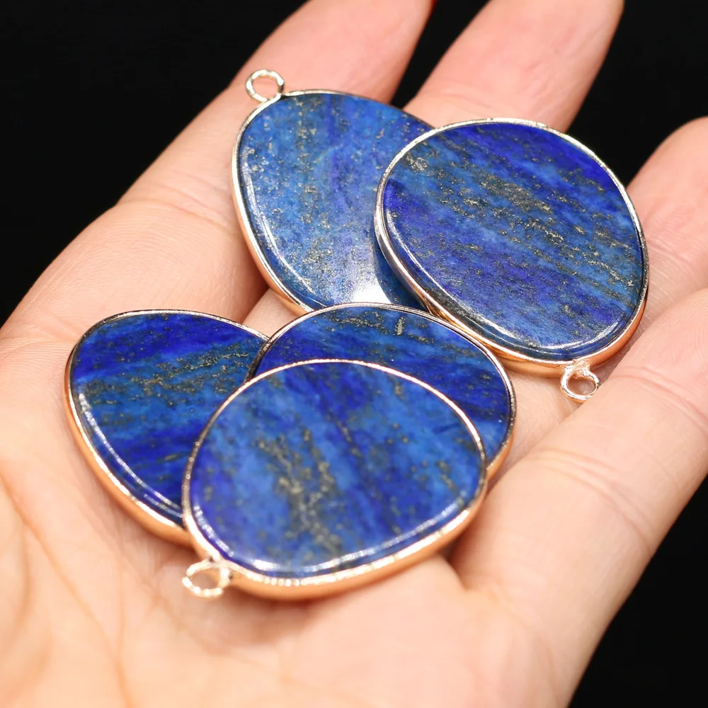 

Best Selling Natural Stone Pendant Lapis Lazuli Fat Water Drop Quality Pendant Jewelry for Making DIY Necklace Accessories Gifts