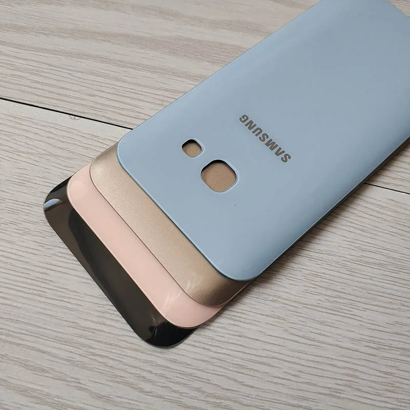 Задняя крышка батарейного отсека Samsung Galaxy A5 2017 3D стеклянный задний корпус сменная