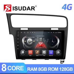 isudar t72 automotivo radio android 10 for vwvolkswagengolf 7 gps car multimedia player octa core ram 8gb rom 128gb fm no 2din free global shipping